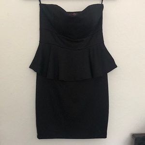 Small Strapless Black Dress from Body Central